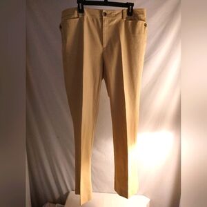 LAUREN RALPH LAUREN MOCHA/TAN STRETCH JEAN 14 USA